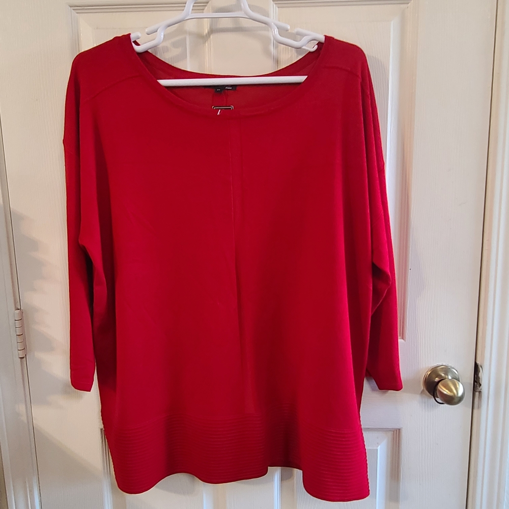 Tint & Shadow Vibrant Red  Sweater 3X